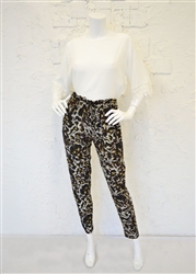 Silk Cheetah Pant